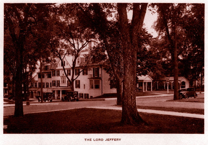 Lord Jeffery Inn Booklet Page 1