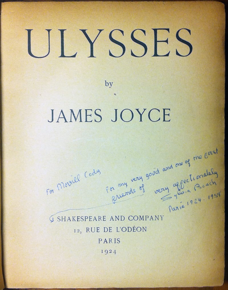 Ulysses. Paris, 1924.
