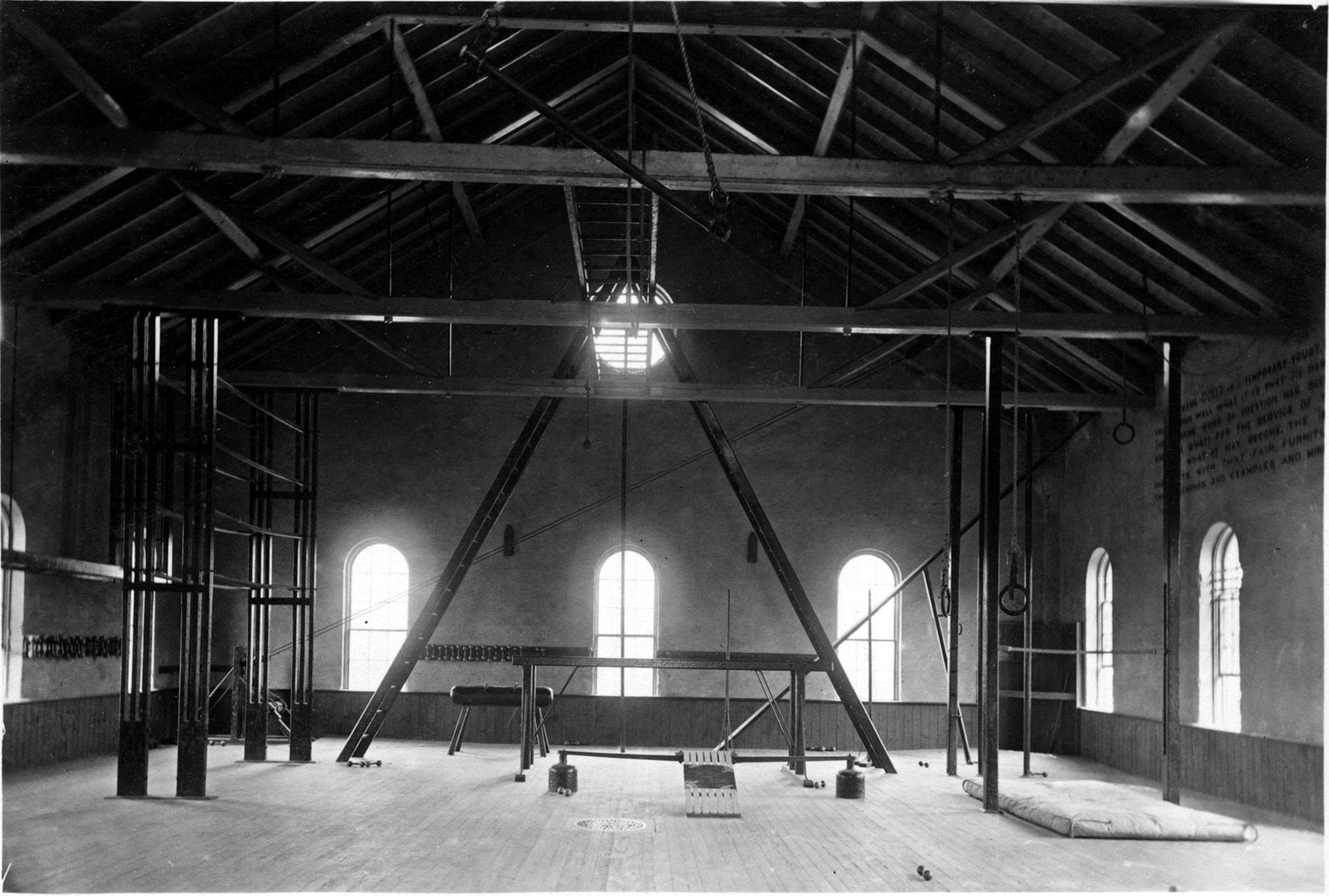 Barrett Gymnasium, ca. 1878