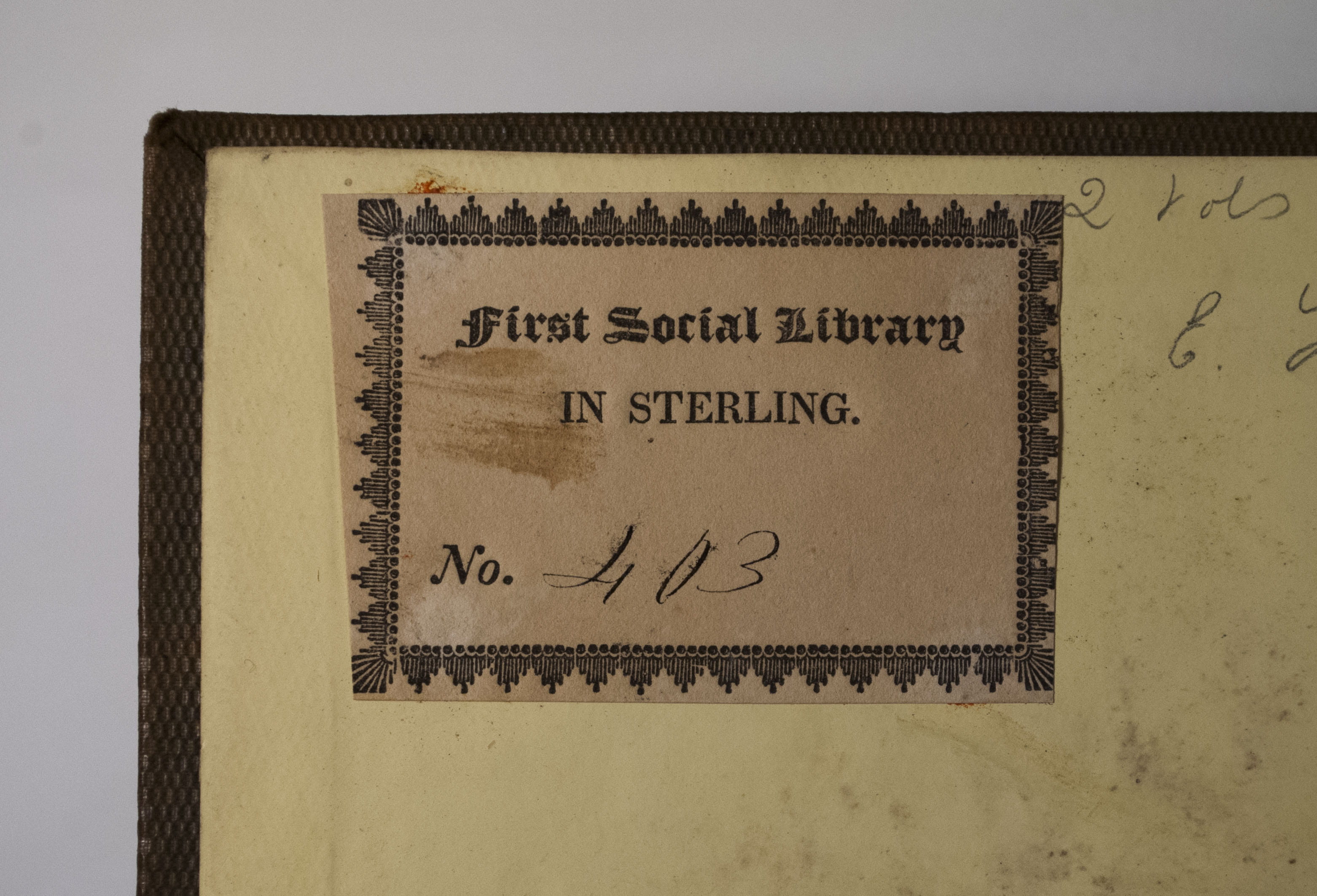 First Social Library in Sterling