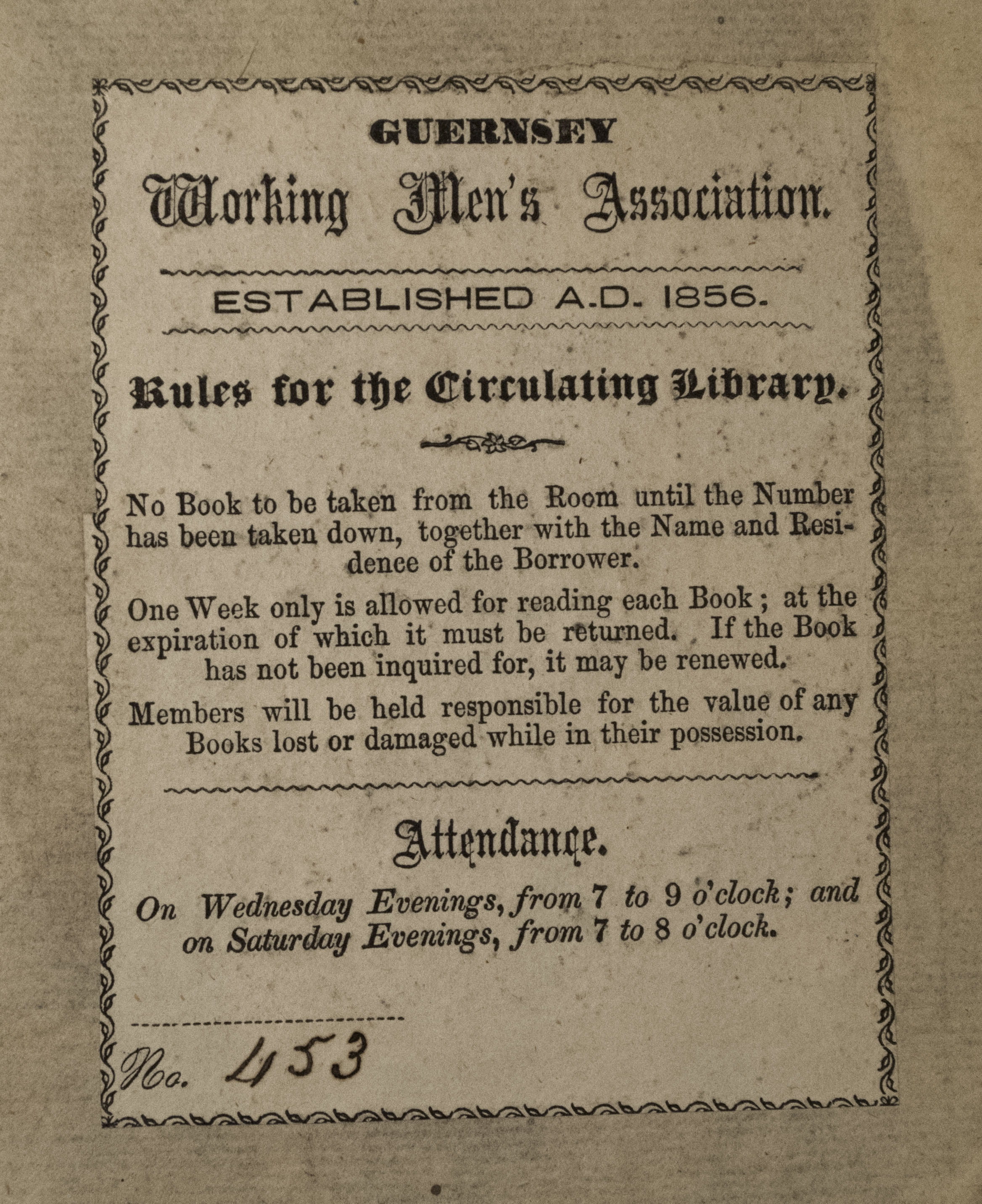 Guernsey Working Men's Association