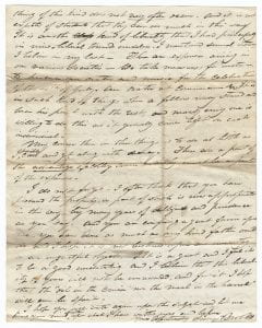 Sidney Brooks letter to his father Obed Brooks, March 21, 1840