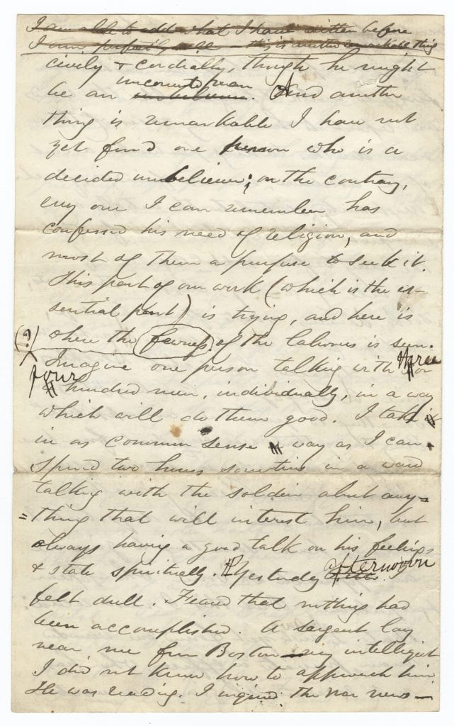Sidney Brooks letter to his sister Sarah, July 21, 1864