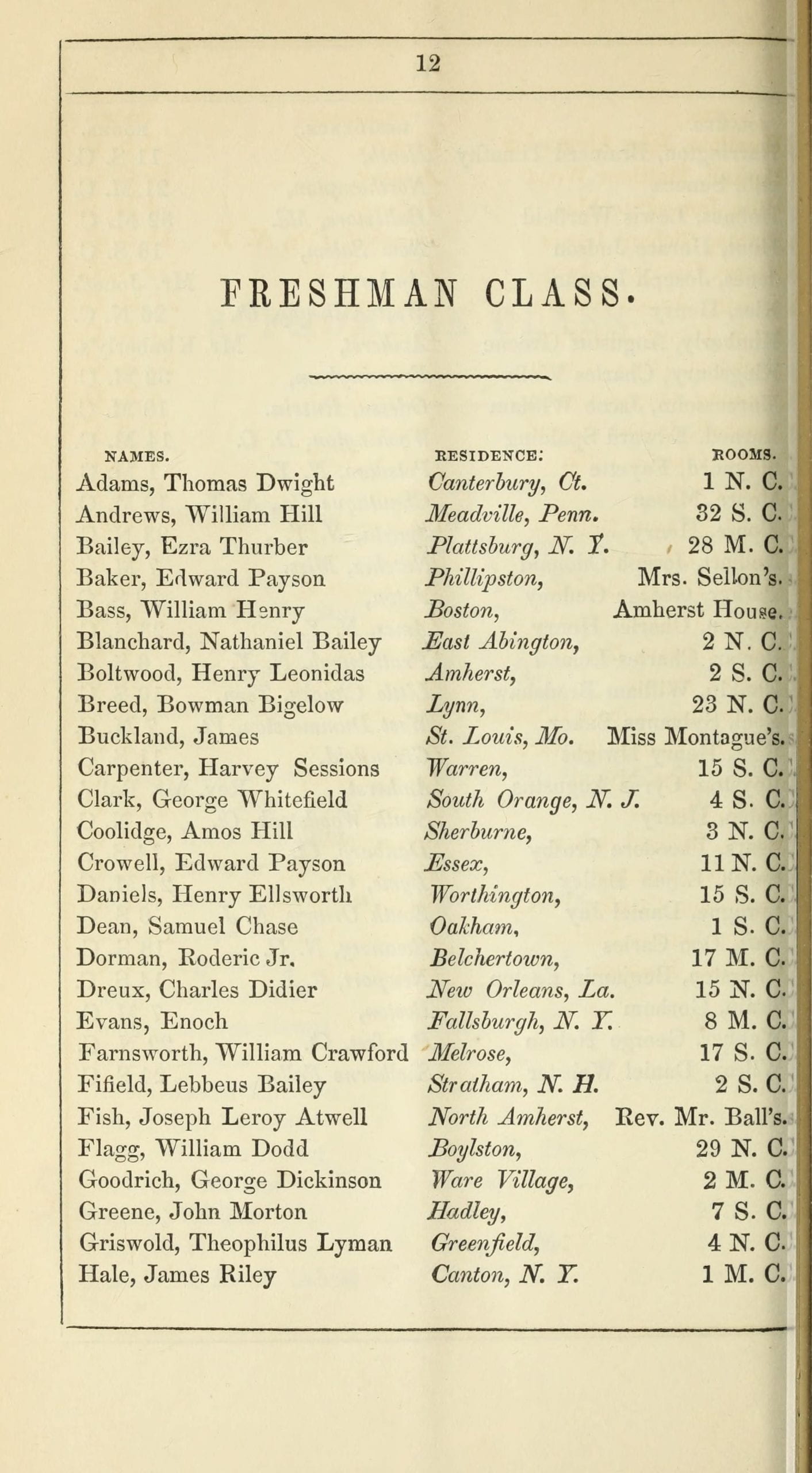 Catalog for the 1849-50 academic year